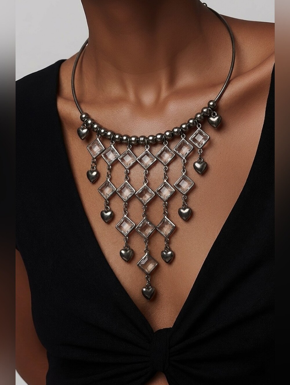 Necklace and earrings set